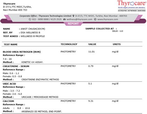thyrocare report authenticity check